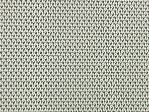 Designer Teal Green Cream Small Scale Geometric Upholstery Drapery Fabric