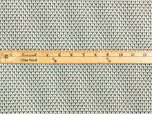 Load image into Gallery viewer, Designer Teal Green Cream Small Scale Geometric Upholstery Drapery Fabric