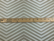 Load image into Gallery viewer, Romo Black Edition Xanadu Clay 7591/05 Beige Cream Silk Cotton Chevron Upholstery Drapery Fabric