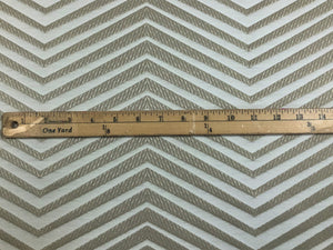 Romo Black Edition Xanadu Clay 7591/05 Beige Cream Silk Cotton Chevron Upholstery Drapery Fabric