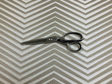 Load image into Gallery viewer, Romo Black Edition Xanadu Clay 7591/05 Beige Cream Silk Cotton Chevron Upholstery Drapery Fabric