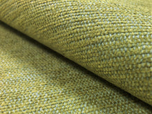 Load image into Gallery viewer, Designer Water &amp; Stain Resistant Lime Green Grey Chenille Upholstery Fabric