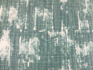 Designer Water & Stain Resistant Linen Cotton Seafoam Green White Abstract Upholstery Drapery Fabric