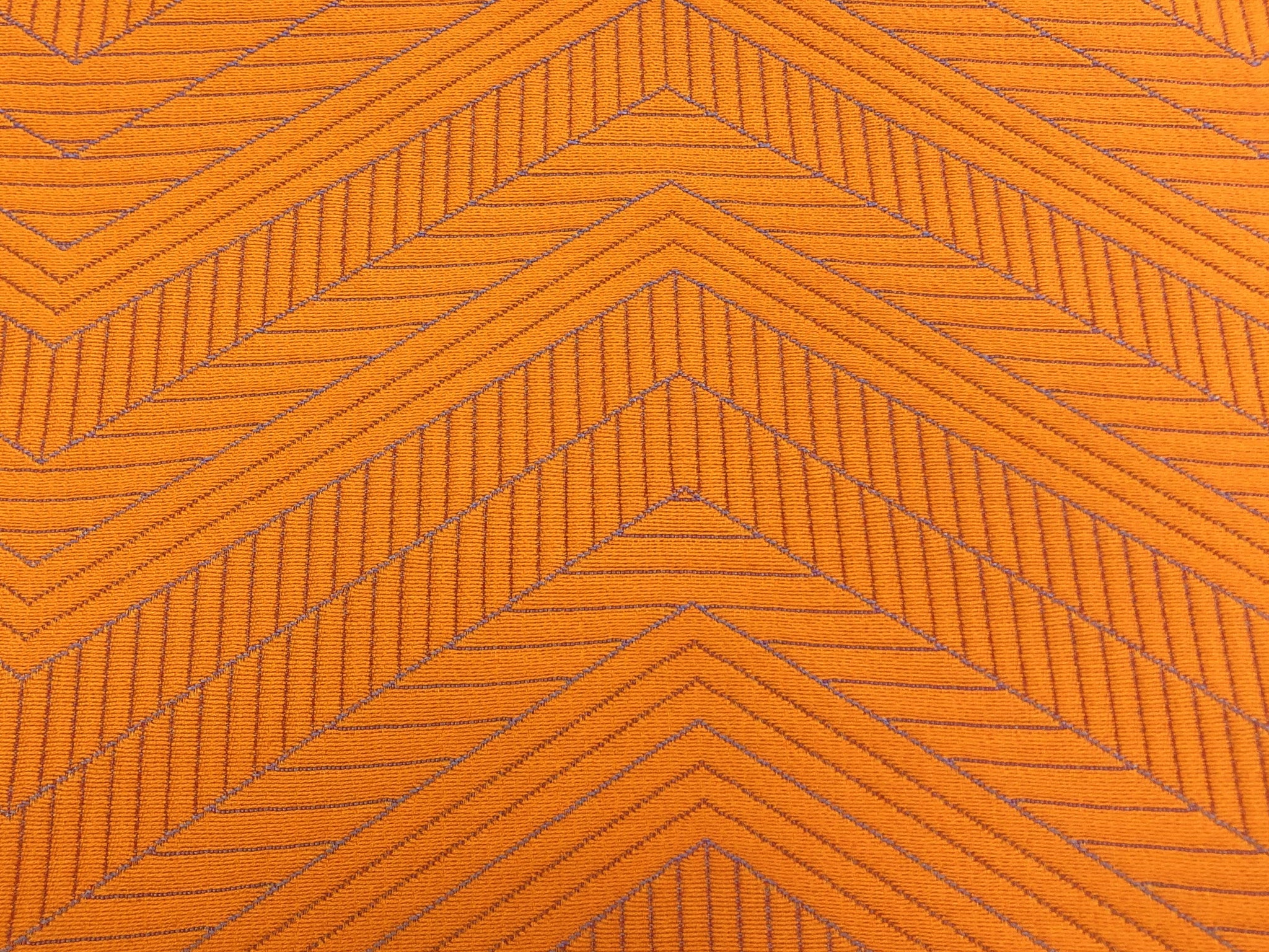 Orange Geometric Fabric, Fabric Bistro, Columbia