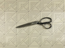 Load image into Gallery viewer, Designer Water &amp; Stain Resistant Beige Taupe Abstract Geometric Laminated Upholstery Fabric