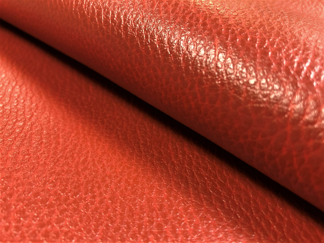 Designer Heavy Duty Commercial Rusty Red Faux Leather Upholstery Vinyl