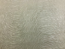 Load image into Gallery viewer, 3/4 Yd Designer Water &amp; Stain Resistant Taupe Animal Pattern Faux Leather Suede Upholstery Fabric