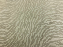Load image into Gallery viewer, 3/4 Yd Designer Water &amp; Stain Resistant Taupe Animal Pattern Faux Leather Suede Upholstery Fabric