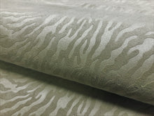 Load image into Gallery viewer, 3/4 Yd Designer Water &amp; Stain Resistant Taupe Animal Pattern Faux Leather Suede Upholstery Fabric
