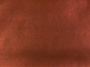 Designer Rusty Brown Vegan Faux Leather Upholstery Vinyl