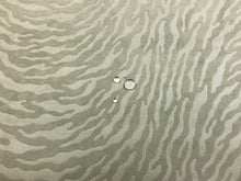 Load image into Gallery viewer, 3/4 Yd Designer Water &amp; Stain Resistant Taupe Animal Pattern Faux Leather Suede Upholstery Fabric