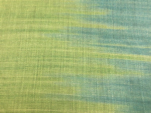 Carleton V Blue Green Ankara Linen Upholstery Drapery Fabric