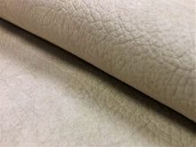 Load image into Gallery viewer, Designer Heavy Duty Beige Distressed Animal Skin Faux Leather Upholstery Vinyl