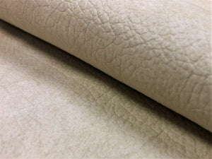 Designer Heavy Duty Beige Distressed Animal Skin Faux Leather Upholstery Vinyl