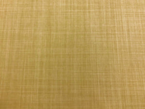 Designer Softened Cotton Linen Honey Mustard Textured MCM Mid Century Modern Upholstery Drapery Fabric
