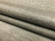 Load image into Gallery viewer, Designer Water &amp; Stain Resistant Taupe Grey Black MCM Mid Century Modern Tweed Upholstery Fabric