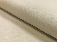 Load image into Gallery viewer, Designer Heavy Duty Faux Silk Ivory MCM Upholstery Vinyl / French Vanilla