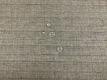 Load image into Gallery viewer, Designer Water &amp; Stain Resistant Taupe Grey Black MCM Mid Century Modern Tweed Upholstery Fabric