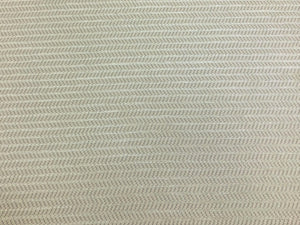 Designer Water & Stain Resistant Beige Cream Geometric Chevron MCM Mid Century Modern Chenille Upholstery Fabric