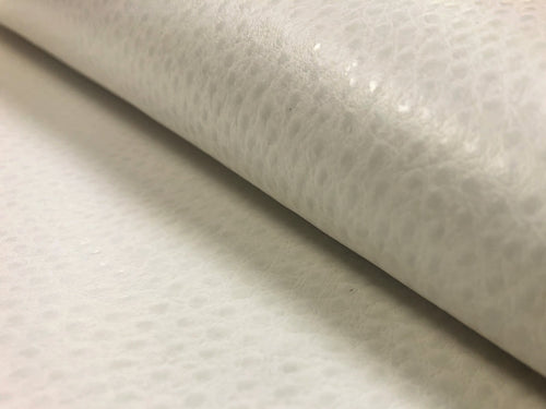 Kravet Smart Ossy Ivory Off White Ostrich Animal Skin Pattern Faux Leather Vinyl