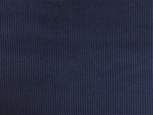Navy Blue Micro Corduroy Stripe Upholstery Drapery Fabric
