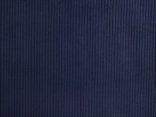 Load image into Gallery viewer, Navy Blue Micro Corduroy Stripe Upholstery Drapery Fabric