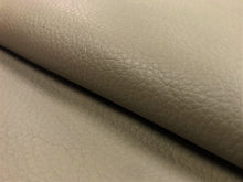 Load image into Gallery viewer, Designer Heavy Duty Taupe Neutral Faux Leather Upholstery Vinyl / Mushroom