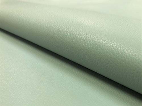 Designer Seafoam Aqua Faux Leather Upholstery Vinyl