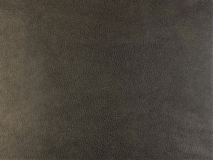 Charcoal Grey Lustrous Faux Leather Upholstery Vinyl / Raven