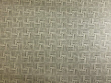 Load image into Gallery viewer, Designer Heavy Duty Geometric Abstract Beige Black Faux Leather Upholstery Vinyl