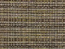 Load image into Gallery viewer, Designer Water &amp; Stain Resistant Grey Brown Yellow MCM Tweed Upholstery Fabric
