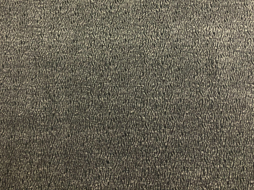 1 1/3 Yd Designer Charcoal Grey Abstract Chenille Upholstery Fabric
