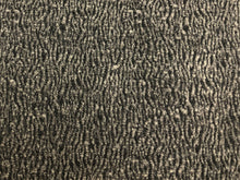 Load image into Gallery viewer, 1 1/3 Yd Designer Charcoal Grey Abstract Chenille Upholstery Fabric