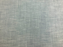 Load image into Gallery viewer, 1.5 Yd Holland &amp; Sherry Oshin Stone Wash Blue Belgian Linen Upholstery Drapery Fabric