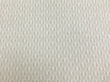 Load image into Gallery viewer, Designer Water &amp; Stain Resistant MCM Mid Century Modern Cream Beige Woven Geometric Tweed Upholstery Fabric
