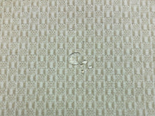 Load image into Gallery viewer, Designer Water &amp; Stain Resistant MCM Mid Century Modern Cream Beige Woven Geometric Tweed Upholstery Fabric