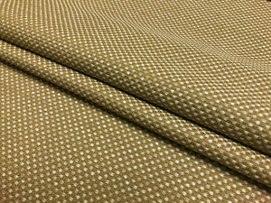 Designer Water & Stain Resistant MCM Mid Century Modern Wheat Beige Woven Upholstery Fabric