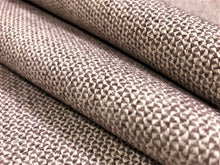 Load image into Gallery viewer, Designer Water &amp; Stain Resistant Brown Mauve MCM Tweed Upholstery Fabric
