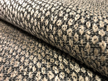 Load image into Gallery viewer, Designer Grey Taupe Charcoal Ombre Stripe Upholstery Fabric