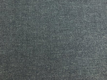 Load image into Gallery viewer, Designer MCM Mid Century Modern Linen Wool Navy Blue Flannel Upholstery Fabric