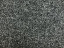 Load image into Gallery viewer, Designer MCM Mid Century Modern Linen Wool Navy Blue Flannel Upholstery Fabric