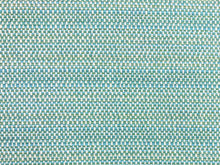 Load image into Gallery viewer, Designer Water &amp; Stain Resistant Indoor Outdoor Aqua Blue Green White Chenille Upholstery Fabric