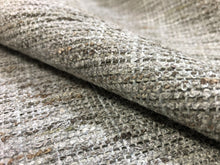 Load image into Gallery viewer, Designer Grey Black Brown MCM Tweed Upholstery Fabric