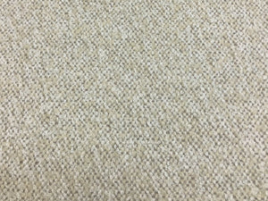 0.75 Yd Designer Heavy Duty MCM Mid Century Modern Cream Ivory Boucle Upholstery Fabric