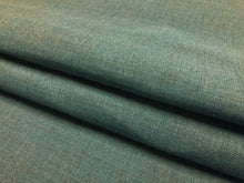 Load image into Gallery viewer, Designer Water &amp; Stain Resistant MCM Mid Century Modern Denim Blue Grey Linen Viscose Upholstery Drapery Fabric
