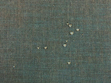 Load image into Gallery viewer, Designer Water &amp; Stain Resistant MCM Mid Century Modern Denim Blue Grey Linen Viscose Upholstery Drapery Fabric