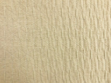 Load image into Gallery viewer, Designer Taupe Geometric Matelasse Chenille Upholstery Fabric