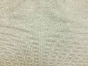 Designer Water & Stain Resistant Woven Linen Viscose MCM Mid Century Modern Tweed Cream Beige Upholstery Fabric
