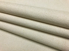 Load image into Gallery viewer, Designer Water &amp; Stain Resistant Woven Linen Viscose MCM Mid Century Modern Tweed Cream Beige Upholstery Fabric