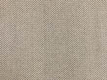 Load image into Gallery viewer, Designer Heavy Duty Water &amp; Stain Resistant MCM Herringbone Grey Cream Linen Blend Upholstery Fabric